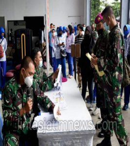 Prajurit Menart 2 Mar, Pasmar 2 Laksanakan Vaksin Nasional Covid-19