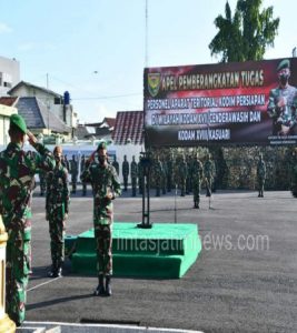 Kodam II/Sriwijaya Berangkatkan Personel Satgas Bko Apter Ke Wilayah Indonesia Timur