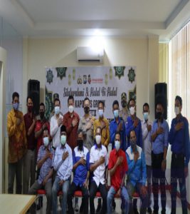 Jalin Silaturahmi dan Halal Bihalal Kapolres Gresik Dengan Ketua DPC SP/SB