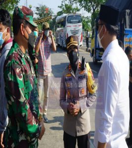 Kapolres Tanjung Perak : Siap Membantu Pemkab & Polres Bangkalan Dalam Penanganan Covid-19