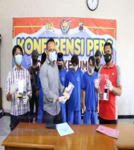 Edarkan Pil Koplo, 4 ABG Diringkus Sat Resnarkoba