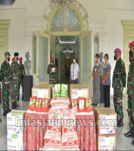 KORPS MARINIR TNI AL : Akan Salurkan Bansos Fks Foundation kepada Nakes