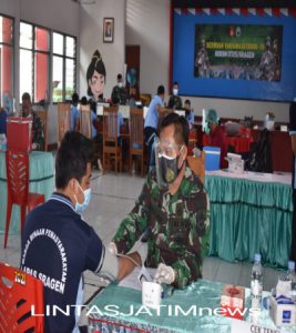 Serbuan Vaksinasi Kodim Sragen Sasar Penghuni Lapas