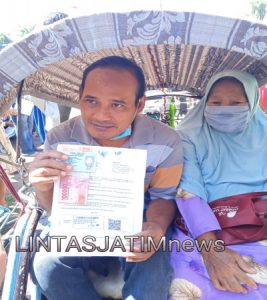 PENCAIRAN BST KELURAHAN KAPASMADYA BARU, BERJALAN DENGAN LANCAR