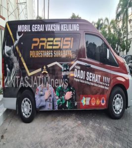 Polrestabes Surabaya Luncurkan Mobil Vaksin Presisi Keliling