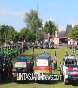 Dandim Wonogiri Pimpin Apel Dan Patroli Gabungan Dalam Rangka Penerapan PPKM Darurat