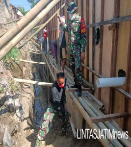 Pastikan Hasil Memuaskan, Pasiter Rutin Cek Ke Lokasi TMMD