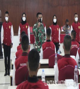 Dandim 0728/Wonogiri Tekankan Pada Anggota Paskibra 76 Agar Jangan Patah Semangat