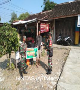 Danramil 04/Nguntoronadi : Masker Lindungi Kita Dari Covid-19