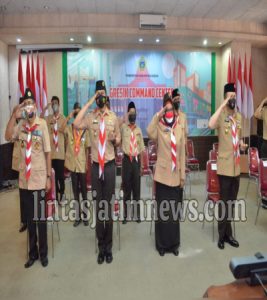 Hari Jadi Pramuka ke-60 Kapolres Gresik : Turut Aktif Sukseskan Vaksinasi ditengah Pandemi