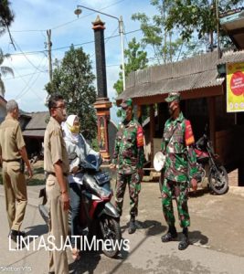 Ini Tujuan Anggota Koramil Bersama Polsek Gelar Gakplin Prokes Covid 19