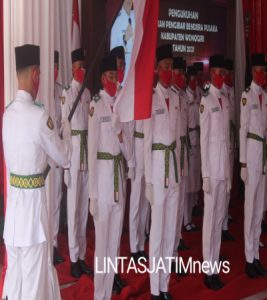 Wakili Dandim, Mayor Inf Nurul Muthahar Hadiri Pengukuhan Paskibra