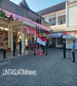 Koramil Jajaran Kodim 0728/Wonogiri Gelar Upacara HUT Kemerdekaan RI Ke-76 Bersama Segenap Forkopincam