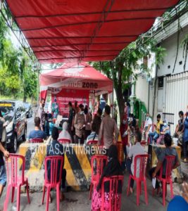 Gelar Home Care Vaksin, Polres Tanjung Perak Peduli Ampel