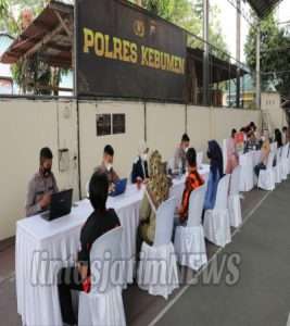 Polres Kebumen Gelar Vaksinasi Covid-19 di Mako Polres
