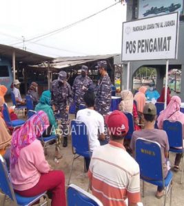 Vaksinasi Jangkau Para Nelayan Oleh Lanudal Juanda