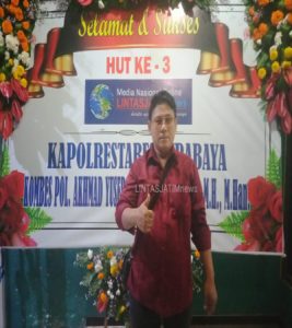 Terima Kasih Kepada Polrestabes Surabaya Atas Ucapan Do’a HUT ke-3 Media Lintasjatimnews