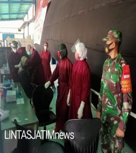 Koramil 03/Ngadirojo Monitoring Vaksinasi Kepada Karyawan Perusahaan