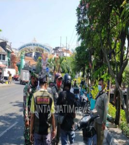 Polsek Pabean Cantikan Gelar Operasi Penertiban Masker, Sasar Pengendara di Jalan Gili