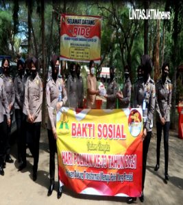 Menuju Transformasi Polri Yang Presisi, Polwan Sumenep Gelar Bakti Sosial di RIDC Batuan Dalam Rangka HUT Polwan ke-73