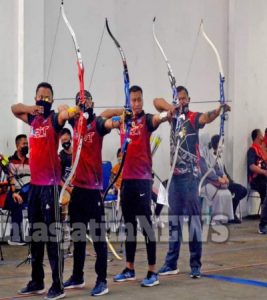 MEMBANGGAKAN, PRAJURIT YONIF 1 MARINIR UKIR PRESTASI DALAM LOMBA PANAHAN HUT LANUDAL JUANDA