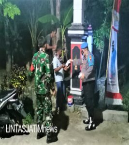 Petugas Gabungan Gelar Gakplin Prokes Pada Malam Hari