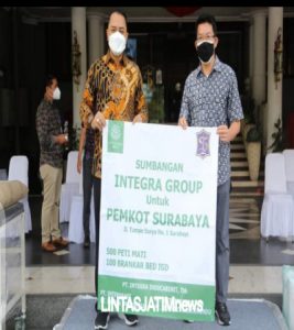 Pemkot Surabaya Terima Bantuan Dari Informa dan Integra Group Untuk Warga Surabaya