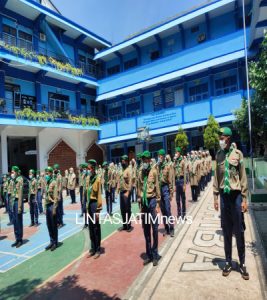 PPKM Level 1, SMA Muh1ba Mengawali Latihan Kepanduan Hizbul Wathan