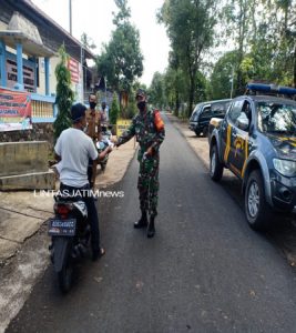 Koramil 22/Slogohimo Dan Instansi Terkait Terus Galakkan Operasi Disiplin Protkes