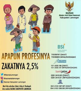 Apapun Profesinya, Bayarlah Zakat Lewat Baznas