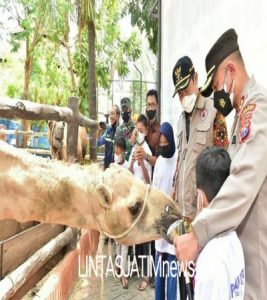 Hari Lalu Lintas Bhayangkara Ke-66, Anak Yatim Korban Wabah Covid 19 Diajak Kunjungi Mazoola