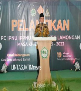 Wakil Bupati Lamongan Hadiri Pelantikan PC IPNU dan PC IPPNU