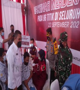 Kapolres Gresik Gelar serbuan Vaksinasi Pelajar