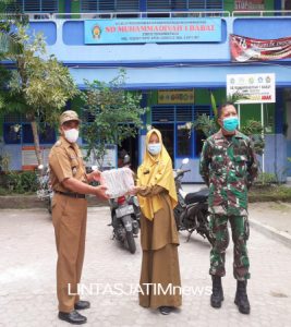 Camat Bersama Koramil Babat Pastikan Prokes Ketat Saat Kegiatan PTM di Lembaga Pendidikan Muhammadiyah Babat