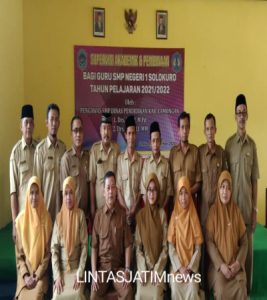 Supervisi Akademik di SMPN 1 Solokuro. Guru Harus Meningkatkan Literasi