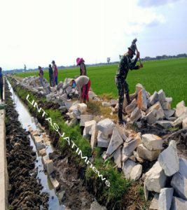 TNI-Rakyat Guyub Rukun, bersinergi, bergotong royong dukung Program TMMD Reguler ke 112 Kodim 0726/Sukoharjo