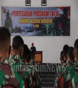 TINGKATKAN PROFESIONALISME BIDANG KOMLEK, OPERATOR RADIO MARINIR WILAYAH SURABAYA MELAKSANAKAN PENYEGARAN PROSKOM