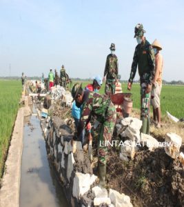 Pembuatan Talud Jalan terus dikebut, harapkannya lancarkan perekonomian warga petani dan masyarakat Majasto