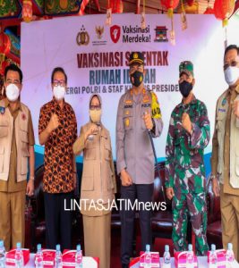 Vaksinasi Nasional, Polres Jombang Sasar Rumah Ibadah