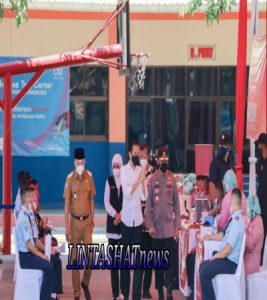 Vaksinasi Merdeka, Polres Jember Gelar Vaksin Massal Di Ponpes Raudhatul Ulum dan Baksos Serempak