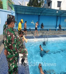 Tes Kesegaran Jasmani Periodik, Kodim Solo Uji Keterampilan Renang Prajurit