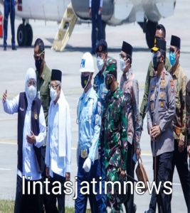 Forkopimda Dampingi Kunjungan Wakil Presiden RI di Jatim