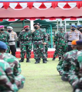 Pangdam XVII/Cenderawasih Dampingi Kunjungan Kerja Panglima TNI dan Kapolri di Mimika