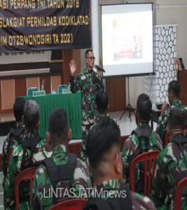 Tim Kodiklat TNI-AD Datangi Kodim 0728/Wonogiri Lihat Langsung Kemampuan Permildas Prajurit