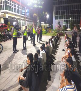 Polres Gresik amankan 31 Motor Balap Liar Di Wilayah Cerme