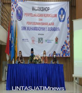 SMK MUHAMMADIYAH 1 SURABAYA : aplikasikan Link and Match Iduka, Menyelenggarakan Workshop Penyelarasan Kurikulum