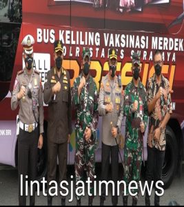 Polrestabes Surabaya Kembali Meluncurkan Inovasi Baru Untuk Mensukseskan Serbuan Vaksinasi