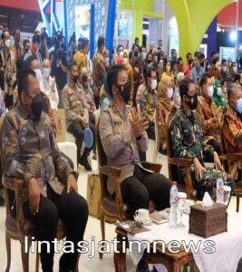 Kapolda Jatim Hadiri Opening Ceremony Jatim Fair dan Launching Logo 76 tahun