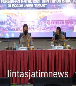 Polda Jatim Gelar Anev Sitkamtibmas 2021, serta Persiapan Jelang Natal dan Tahun Baru