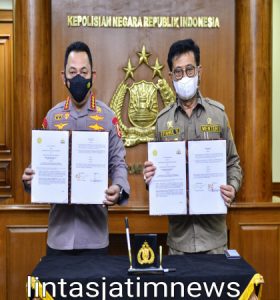 Tandatangani MoU dengan Kementan, Kapolri Siap Kawal Ketahanan Pangan Rakyat Indonesia